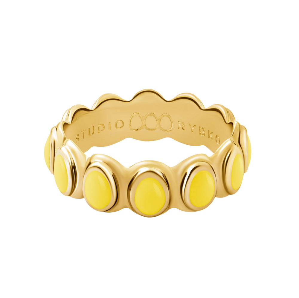 指輪・リング EOU STUDIO Holiday R1GOLD Aquison Zirconia Ring - 52250156 - Bernd Wolf